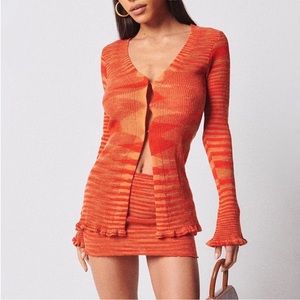 Tiger Mist Hazel knit skirt and sweater set